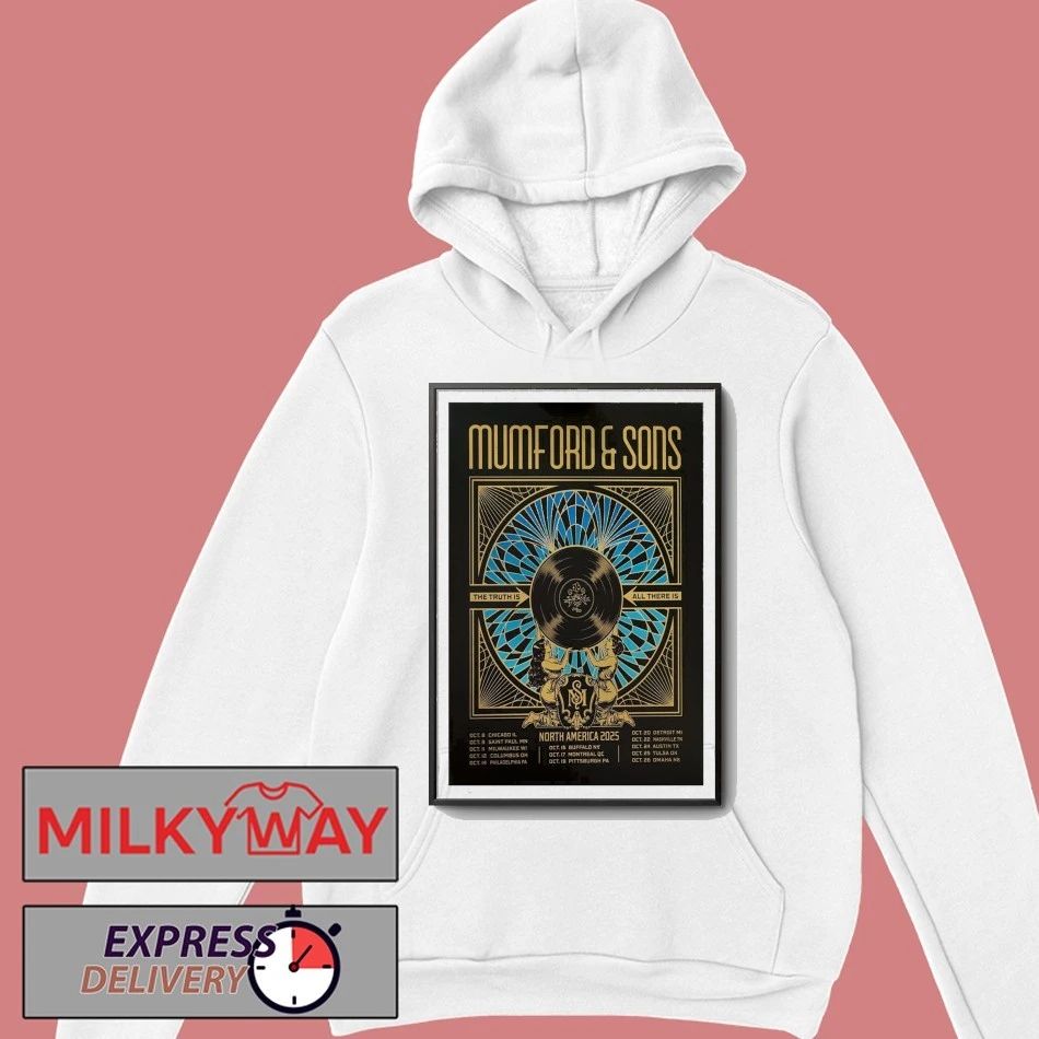 Mumford & Sons Saint Paul, MN Oct 9, 2025 Grand Casino Arena Poster shirt