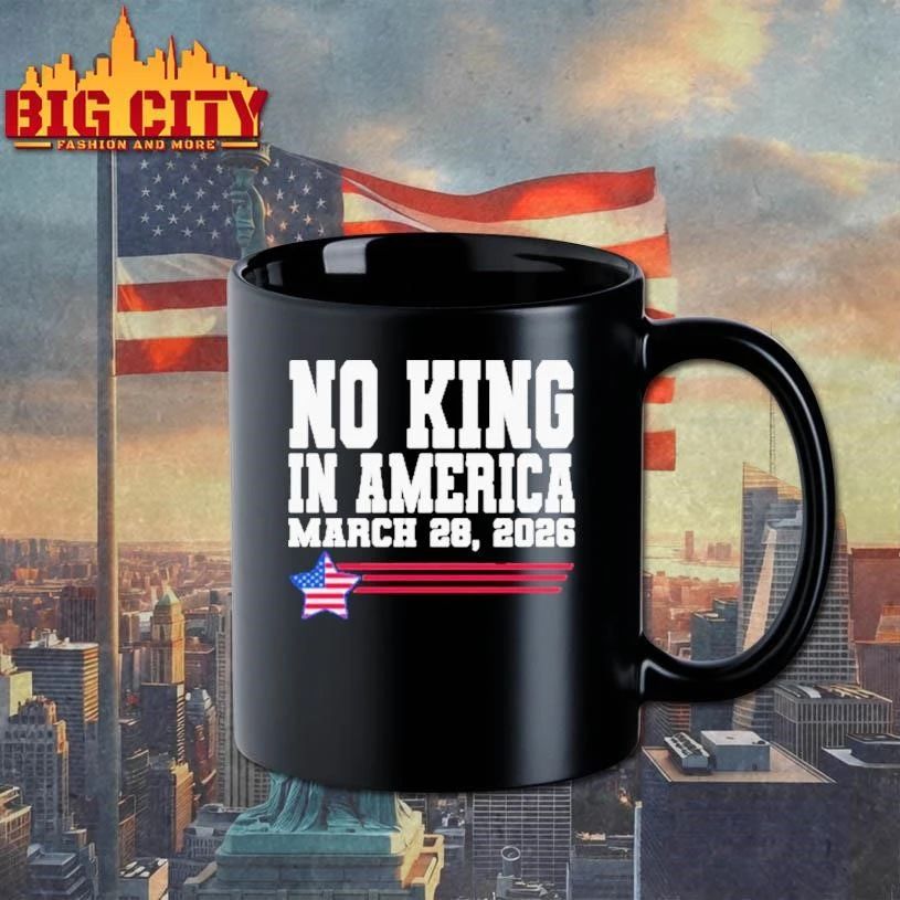 Retro No Kings In America March 28 2026 Anti Trump Graphic Shirt