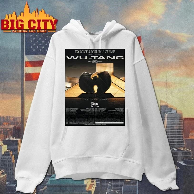 Wu Tang Clan 2026 Rock N Roll Hall Of Fame Inductee The Final Chamber US Tour Schedule Dates Poster Shirt