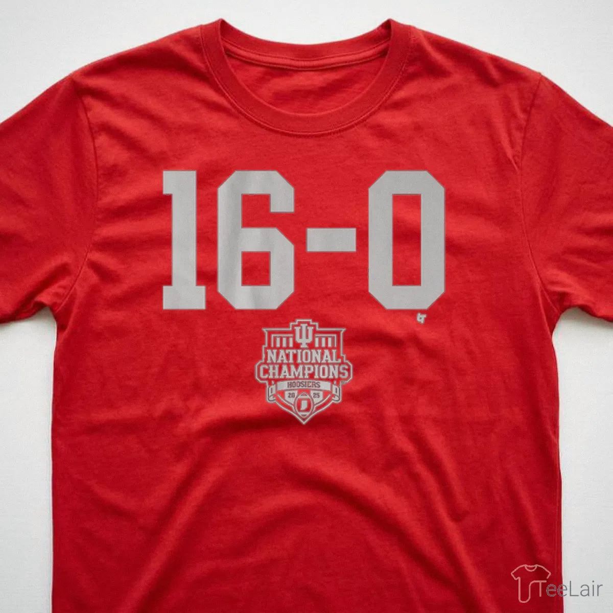 Indiana Football 16-0 2025 College Football National Champions T-Shirt