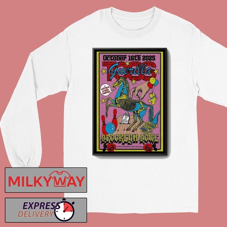 Guerilla Toss Tour October 16 2025 Brooklyn Bowl Poster shirt