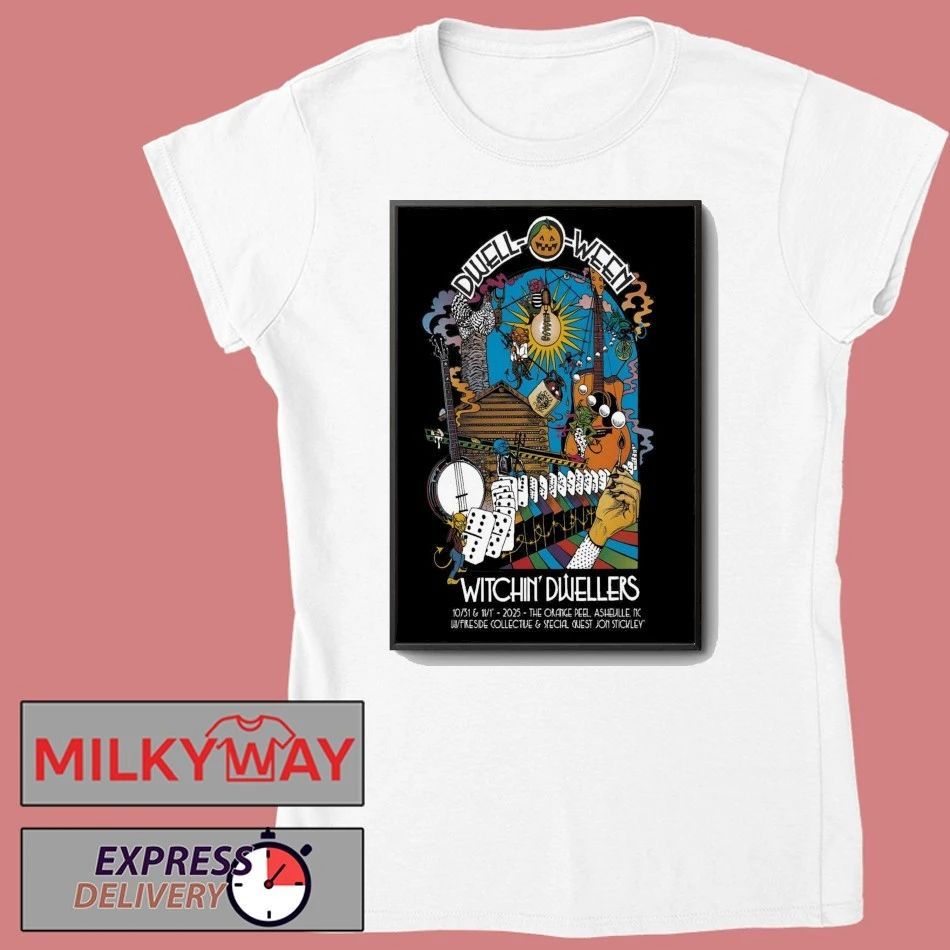 Kitchen Dwellers 10 31-11 1 2025 Asheville NC Dwell Ween Poster shirt