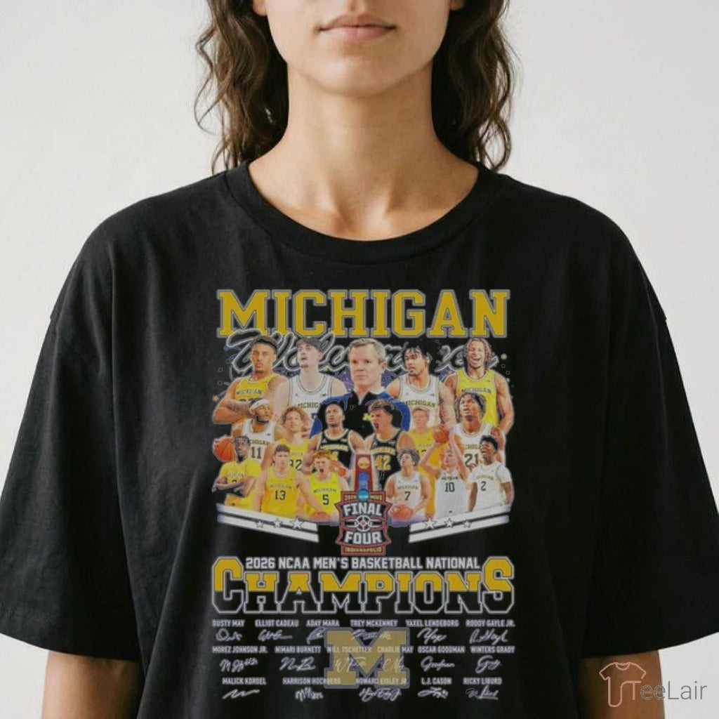 Michigan 2026 Ncaa Men’S Basketball National Champions Shirt