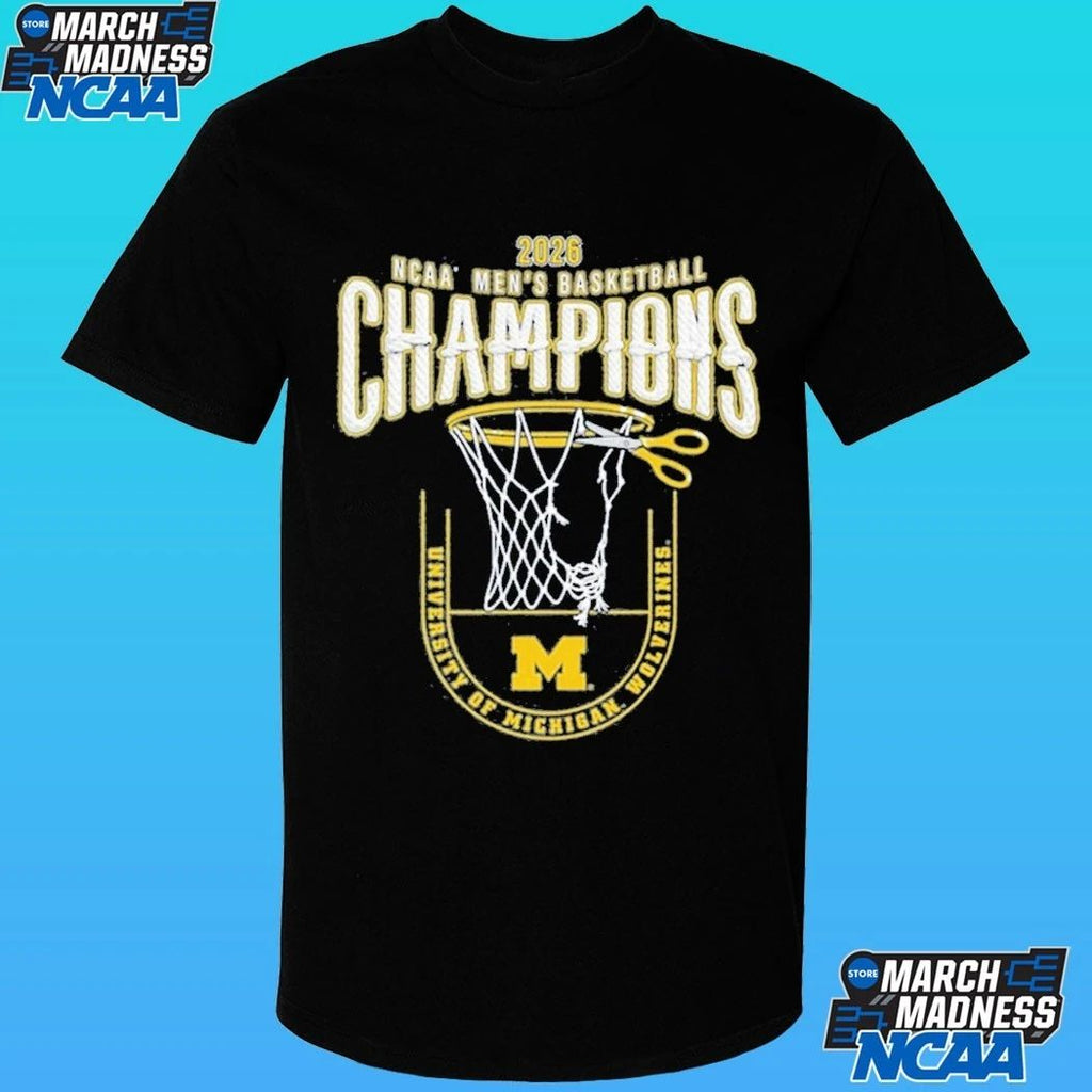 Michigan Wolverines 2026 NCAA Men’s Champions Basketball National Champions Shirt