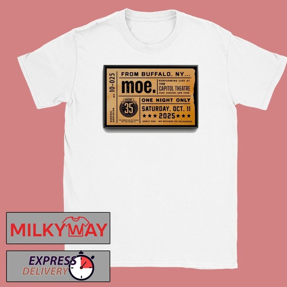 Moe Tour Port Chester New York Oct 11 2025 Poster shirt