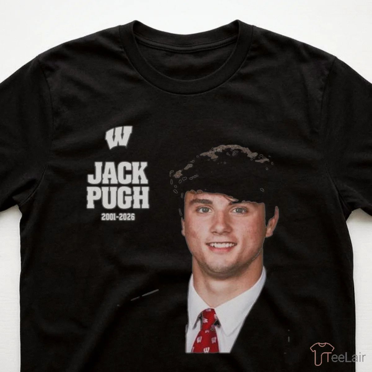 Jack Pugh 2001 2026 Wisconsin Badgers Football Shirt