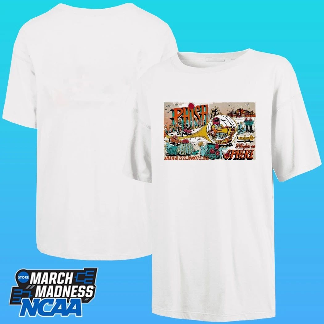 Phish 9 Nights At Sphere 2026 Las Vegas, Nv Shirt