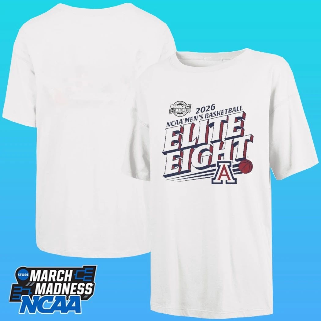 Arizona Wildcats 2026 Ncaa Men’s Basketball Elite Eight March Madness Shirt