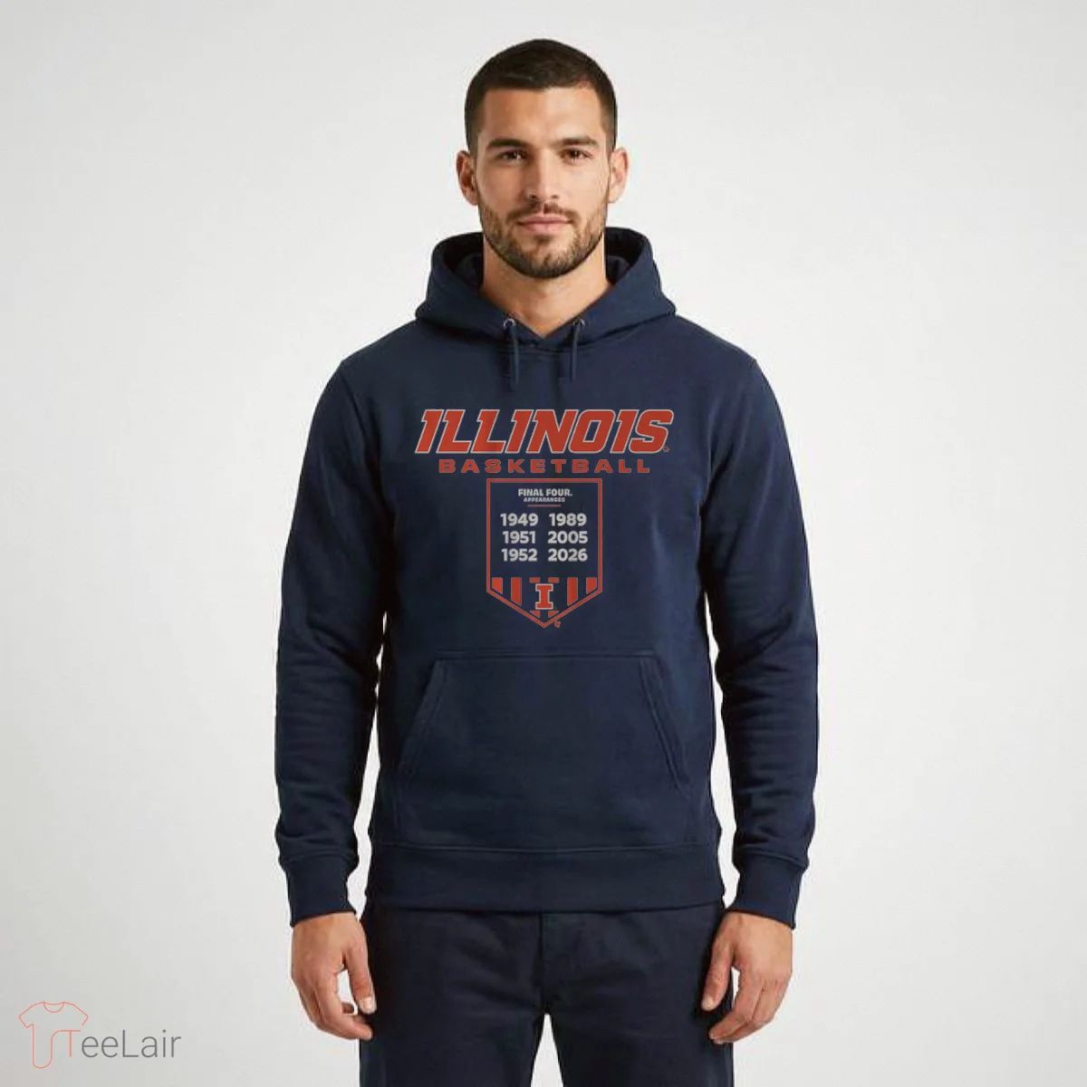 Illinois Basketball Final Fours Banner Shirt