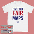 Samuel Jackson Wearing Fight For Fair Maps Shirt