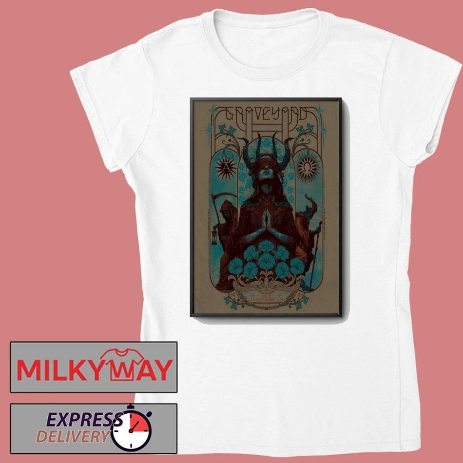 GRAVEYARD Backstage Munich Germany Oct 11 2025 Poster shirt