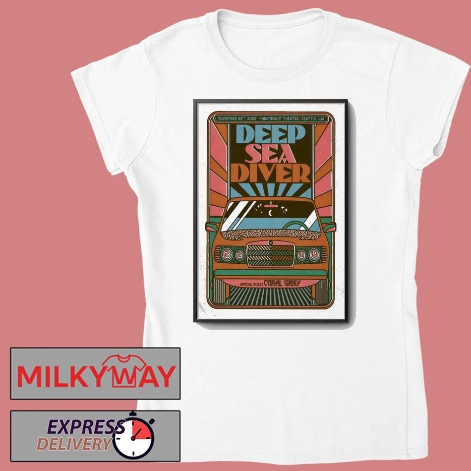 Deep Sea Diver 11.28.2025 Seattle WA Poster shirt