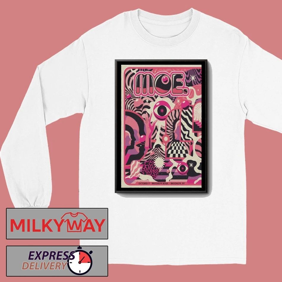 Moe. Oct 9, 2025 Concert Brooklyn, NY at Brooklyn Bowl Poster shirt