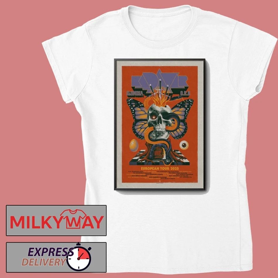 2025 Kadavar + Slomosa & O.R.B Tour European Poster shirt