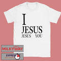 I Love Jesus Jesus Loves You Breast Cancer Awarness shirt