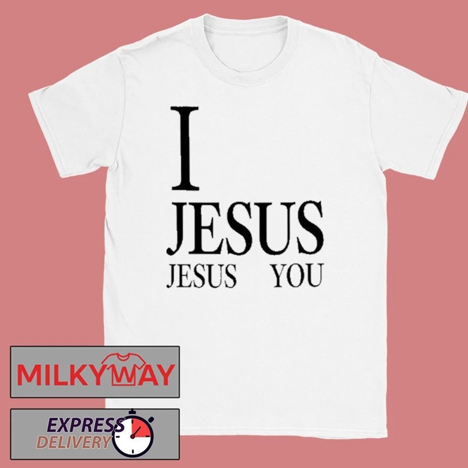 I Love Jesus Jesus Loves You Breast Cancer Awarness shirt