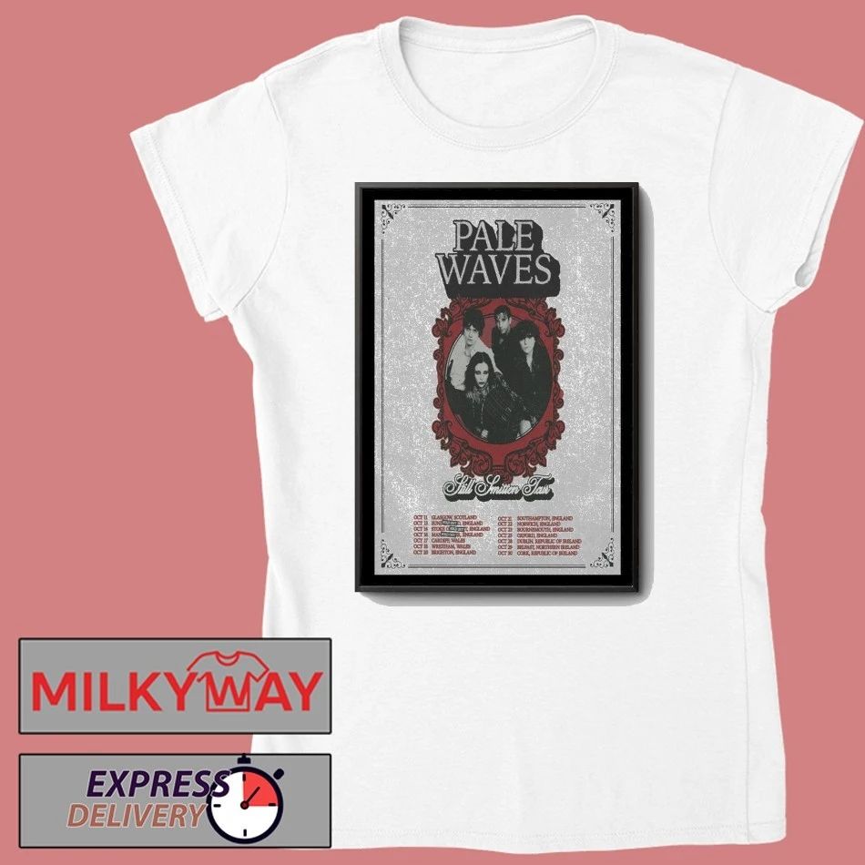 Pale Waves UK & Ireland 2025 Tour Poster shirt