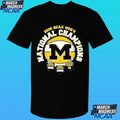 Michigan Wolverines Youth Navy Blue 2026 Men’s Basketball National Champions Shirt