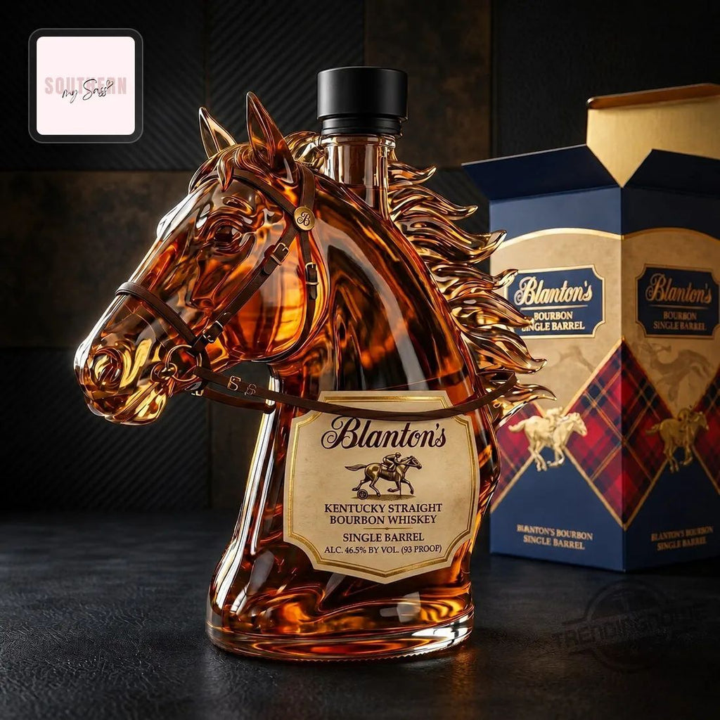 Blanton’s Horse Head Luxury Whiskey Bottle