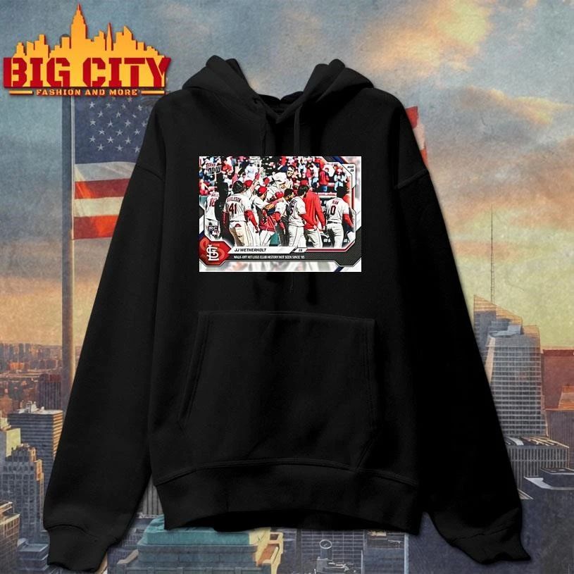 Jj Wetherholt Recorded A Walk Off Hit That Made Club History St Shirt