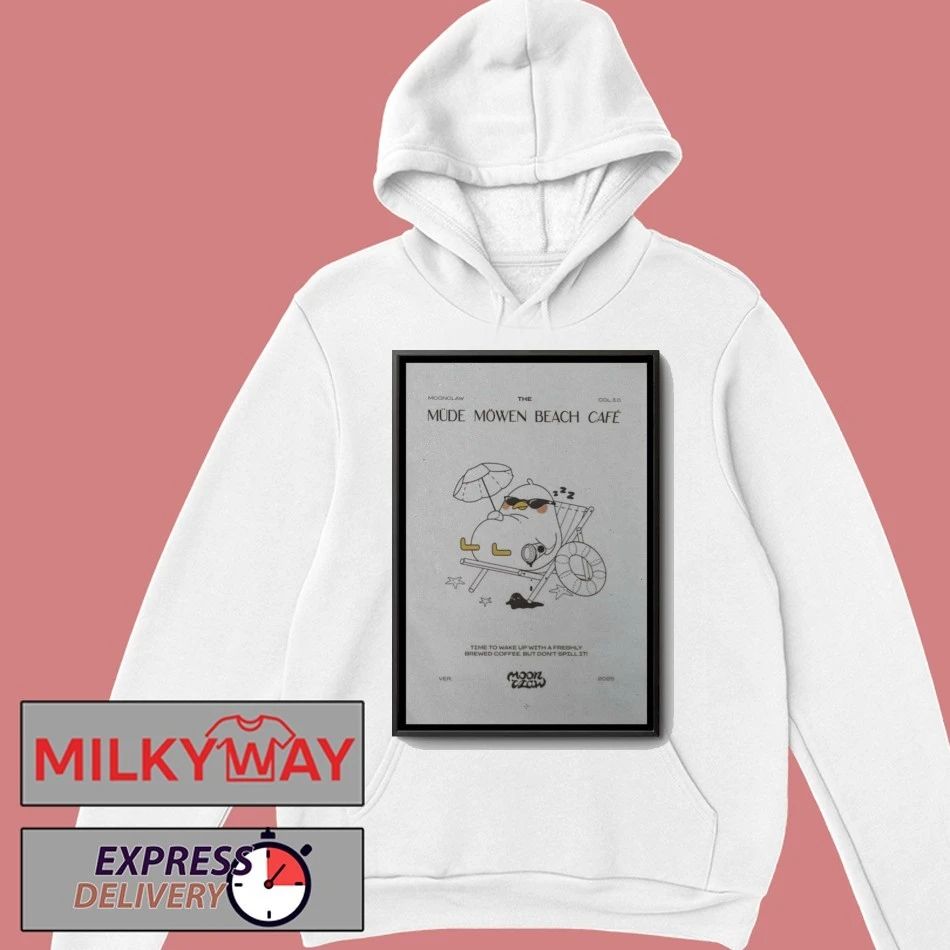 Moonclaw Müde Möwen Café 2025 Poster shirt