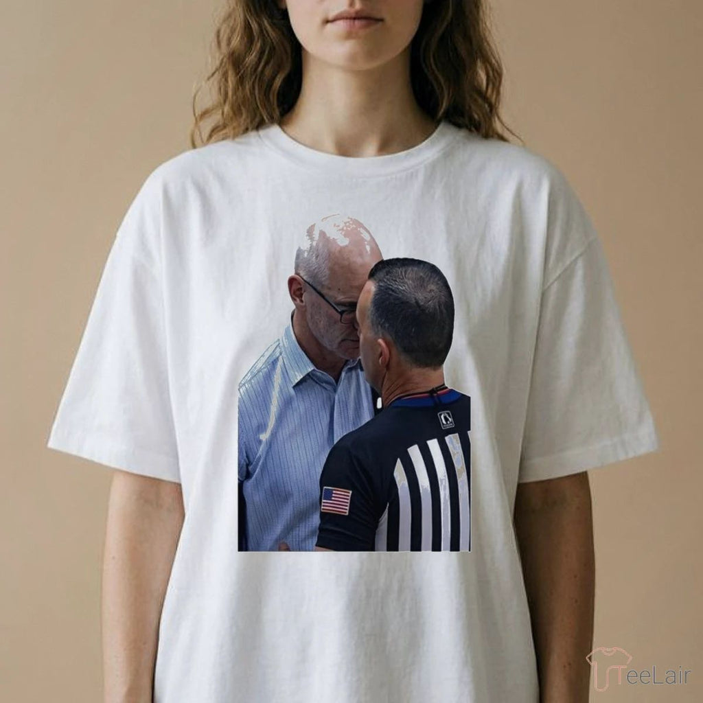 Dan Hurley Heated Moment Uconn Huskies Headbutt Vs Ref Basketball Shirt