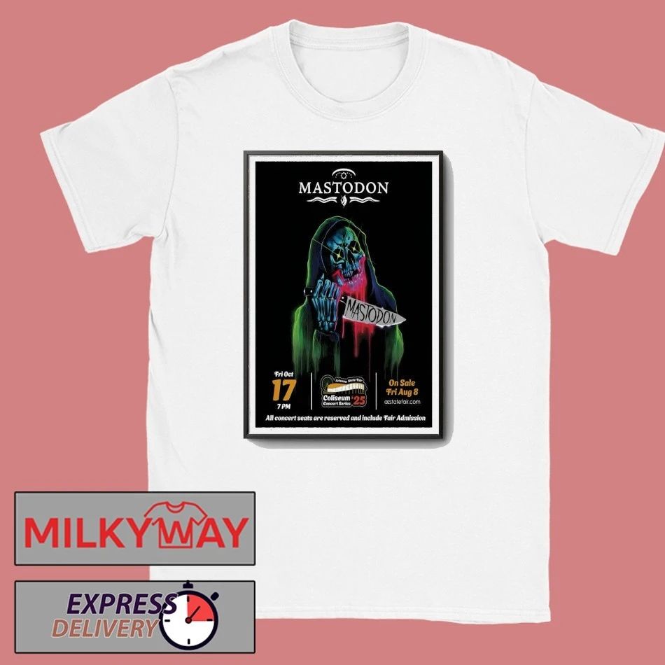 Mastodon Phoenix, AZ Tour 2025 Poster shirt