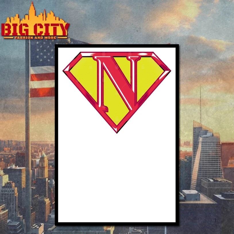 Super N Superman logo T-shirt