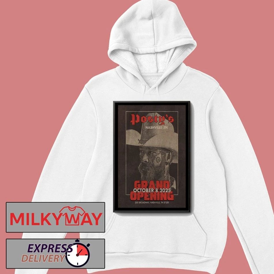 Post Malone Posty’s Bar in Nashville, TN October 8, 2025 Poster shirt