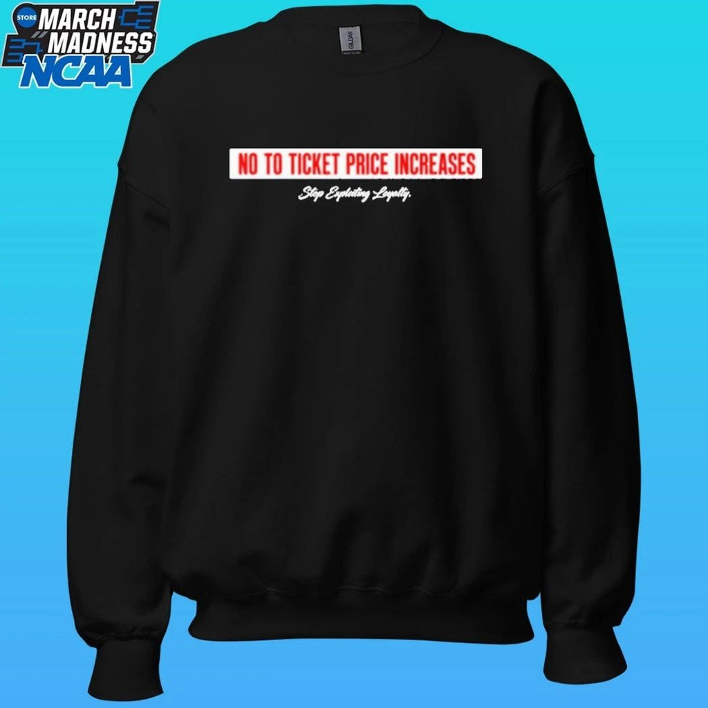No To Ticket Price Increases Stop Spring Leyte Shirt