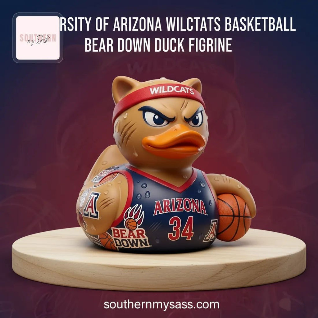 University of Arizona Wildcats Basketball Bear Down Rubber Duck