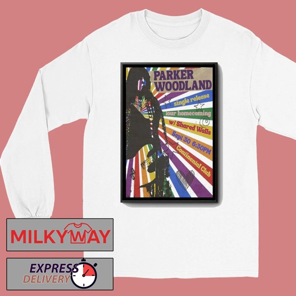 Parker Woodland Sept 30 2025 Continental Club Austin TX Poster shirt