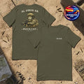 Pizza Cat The Deid Al Udeid Ab Qatar Military Humor Two Sided Shirt