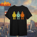 01 10 11 robot graphic shirt
