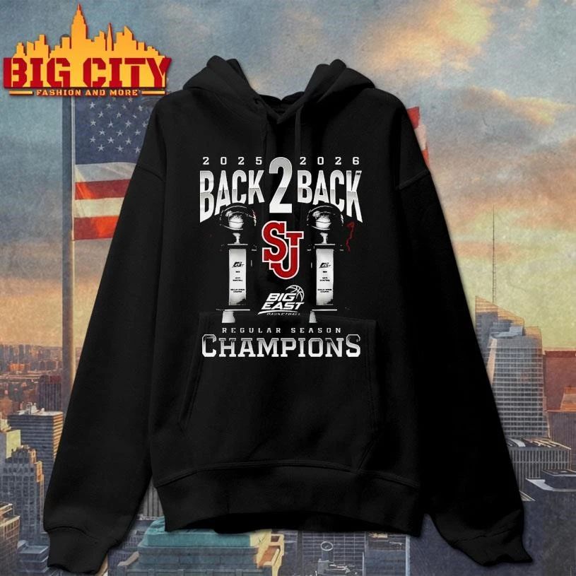 St John’s Red Storm Men 2026 Big East Tournament Champions T-Shirt