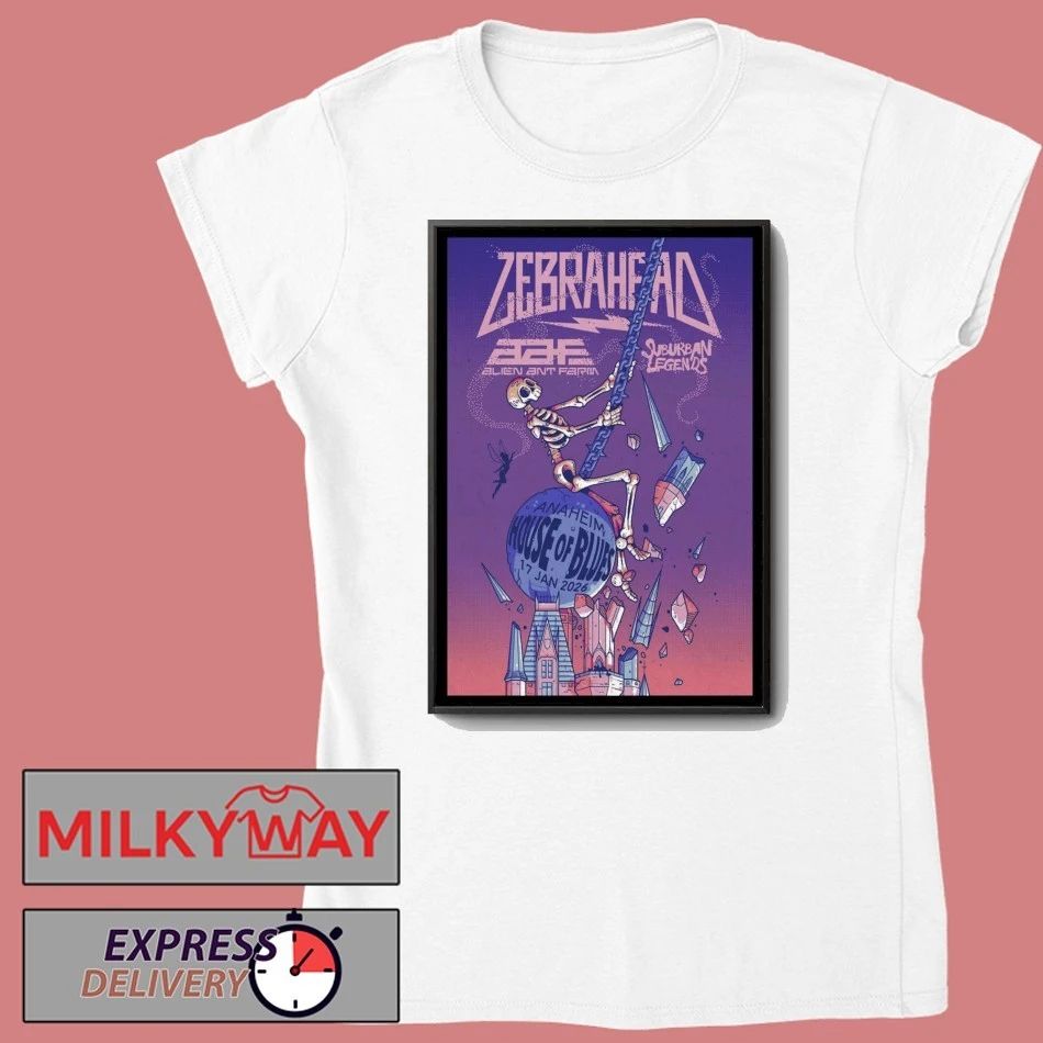 Zebrahead Anaheim 2026 Event Poster shirt