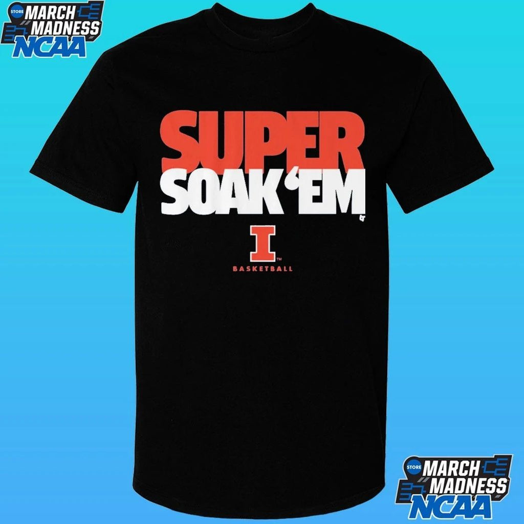 Illinois Basketball Super Soak ’em Shirt