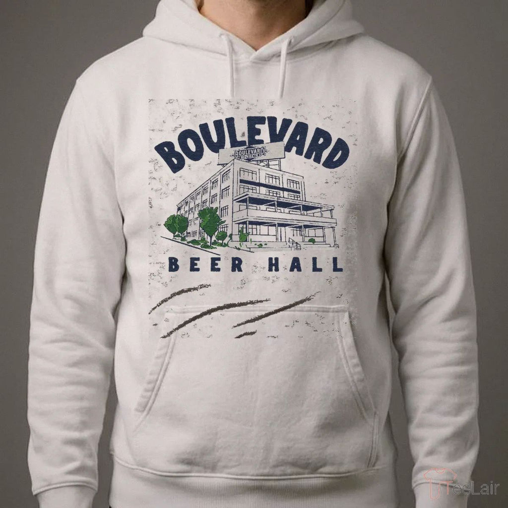 Boulevard Beer Hall Vintage Grey T-Shirt