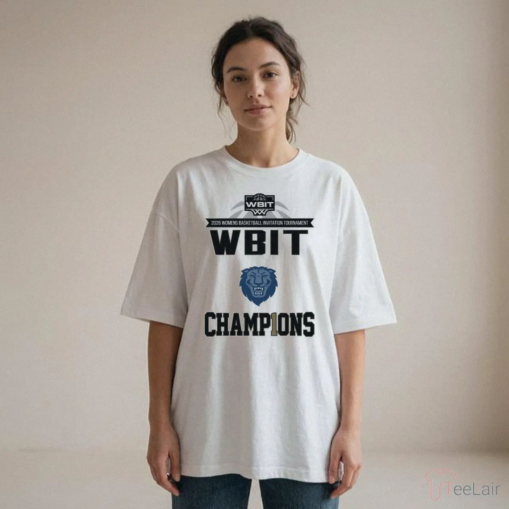 Columbia Lions Women’S Basketball 2026 WBIT CHAMPIONS Shirt