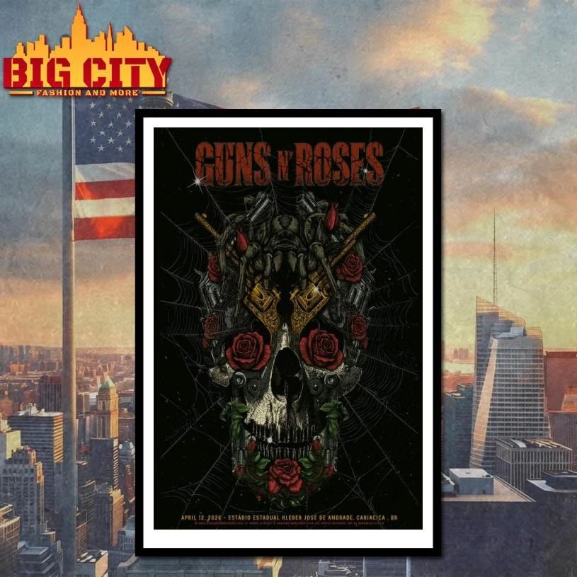 Guns N’ Roses Apr 12 2026 Cariacica, Poster Shirt