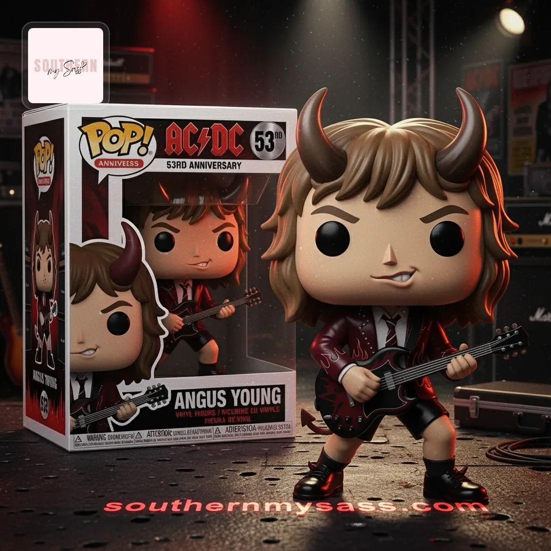 AC/DC Angus Young 53rd Anniversary Pop Figure Doll