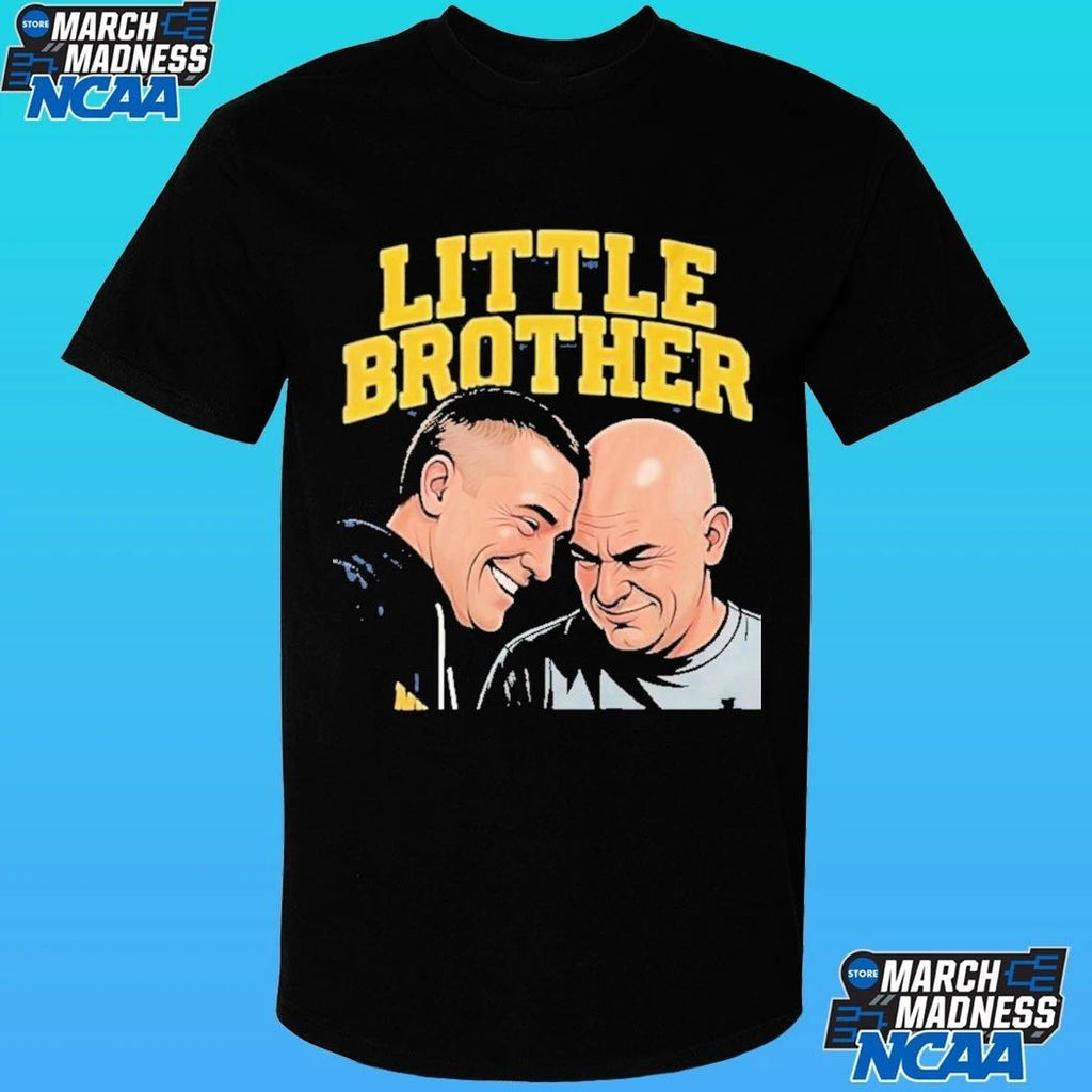 Michigan Wolverines Vs Uconn Huskies Dusty May And Dan Hurley Little Brother Shirt