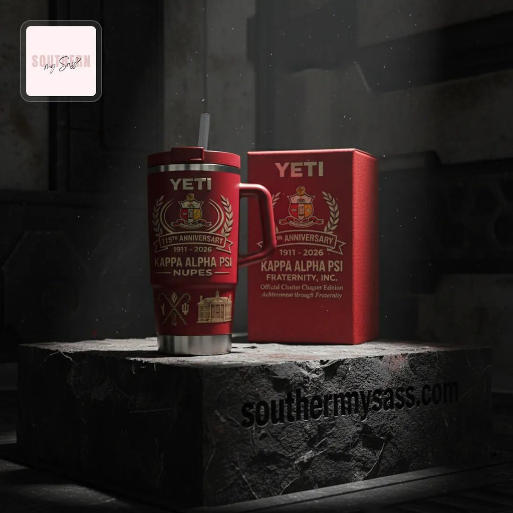 YETI Kappa Alpha Psi 115th Anniversary 1911-2026 Handled Tumbler