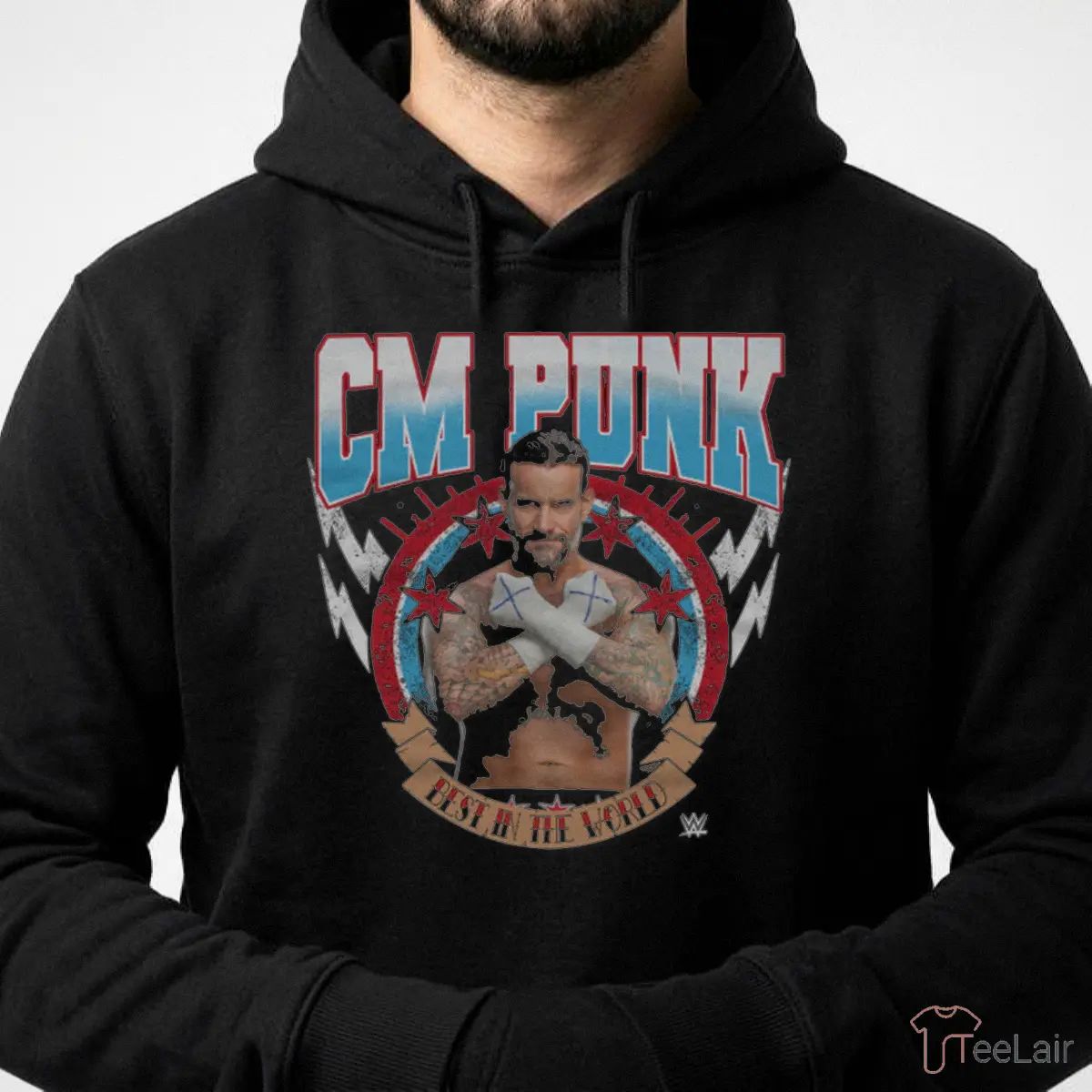 CM Punk Best In The World Pose WHT T-Shirt