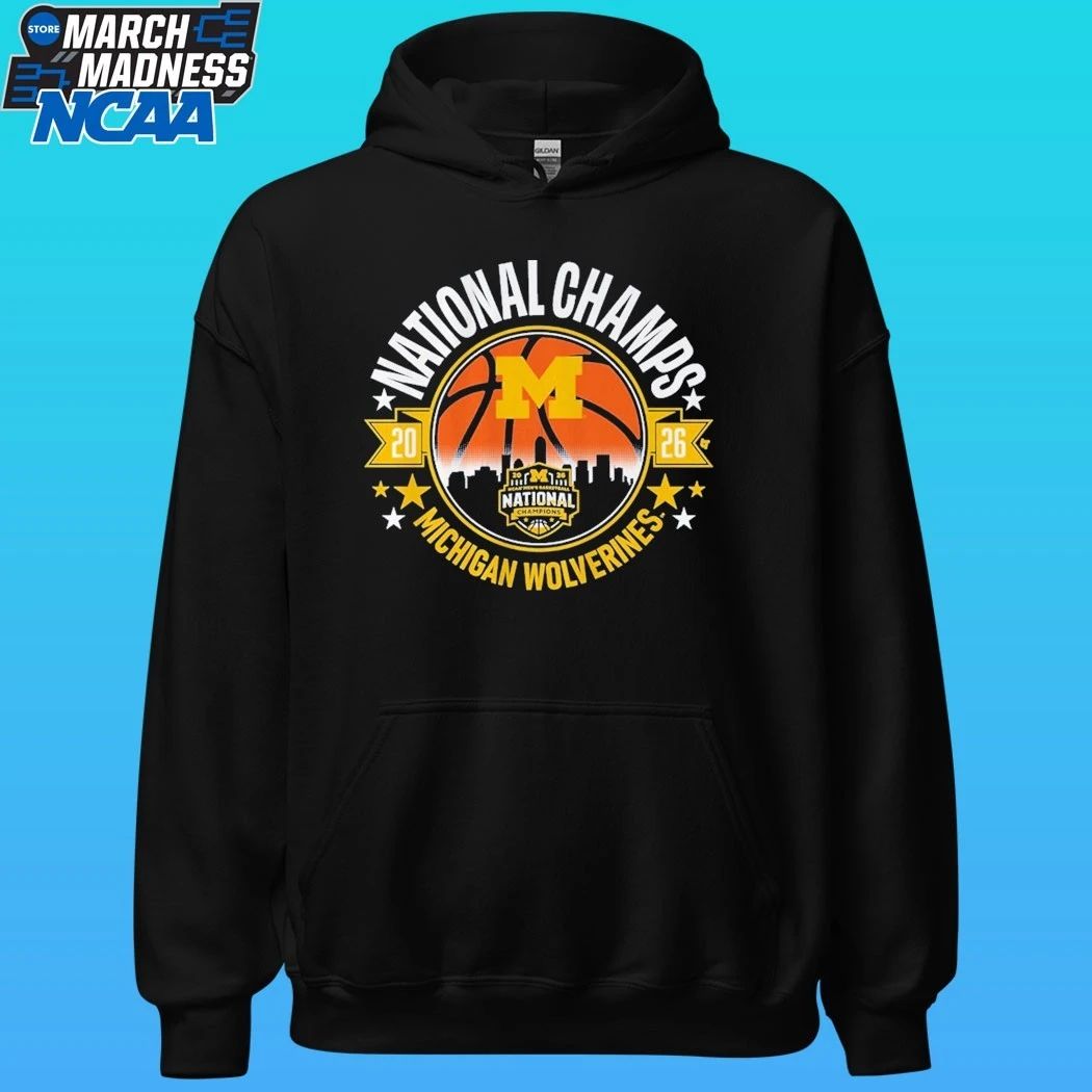 Michigan Wolverines MBB 2026 National Champions Circle Shirt