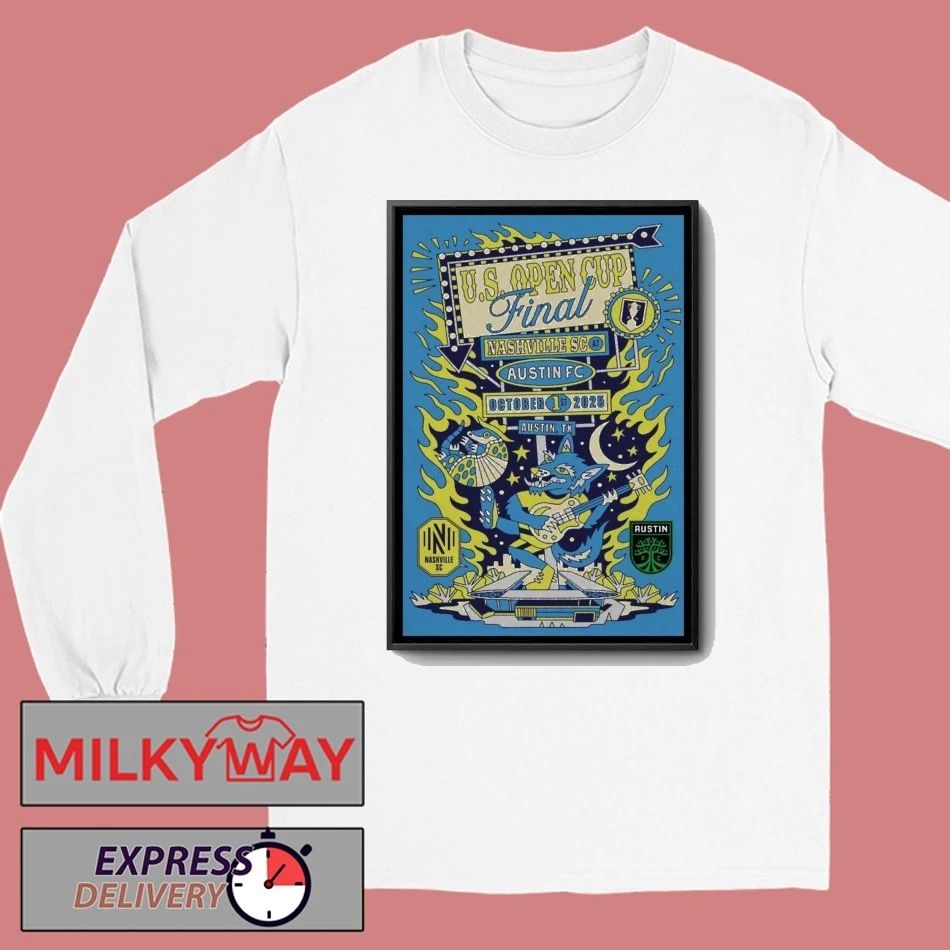 US Open Cup Final Austin Texas Poster 2025 shirt