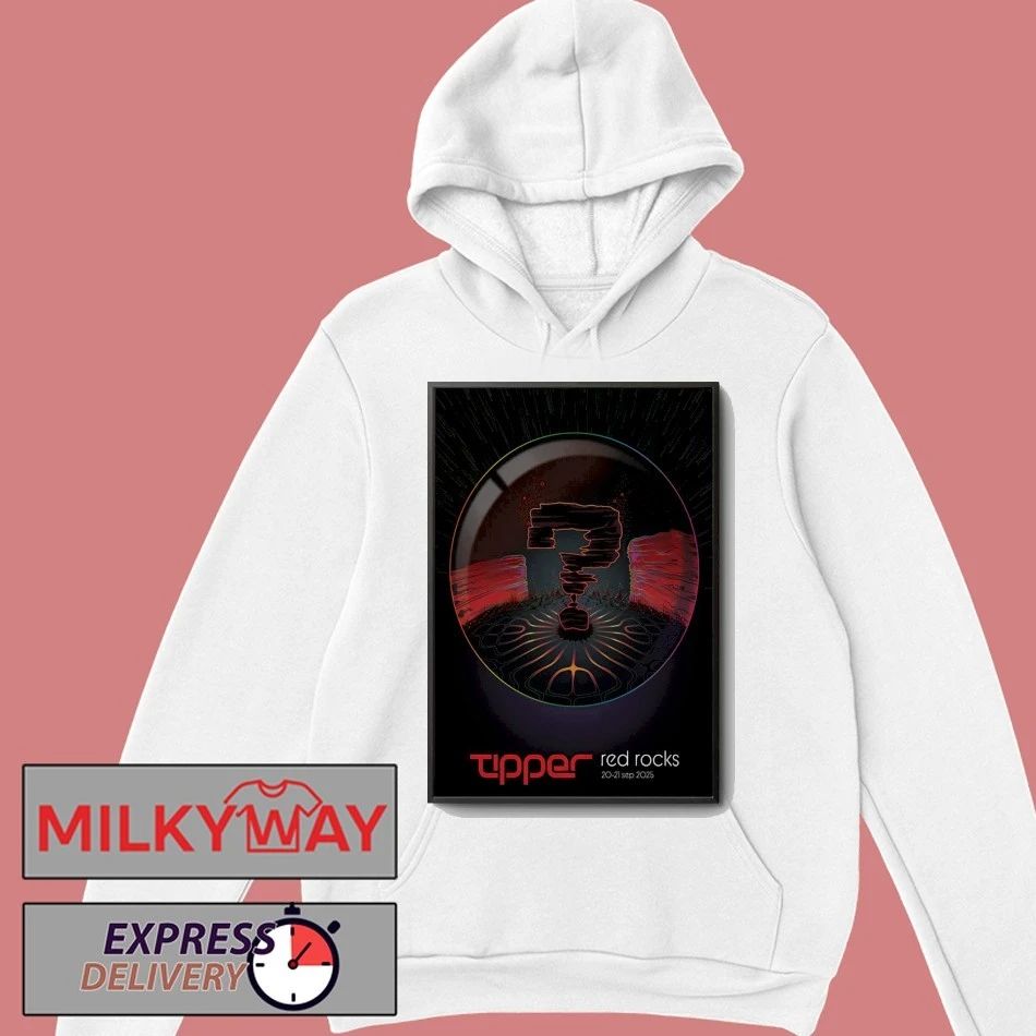 Tipper 2025 Red Rocks Shows Poster shirt