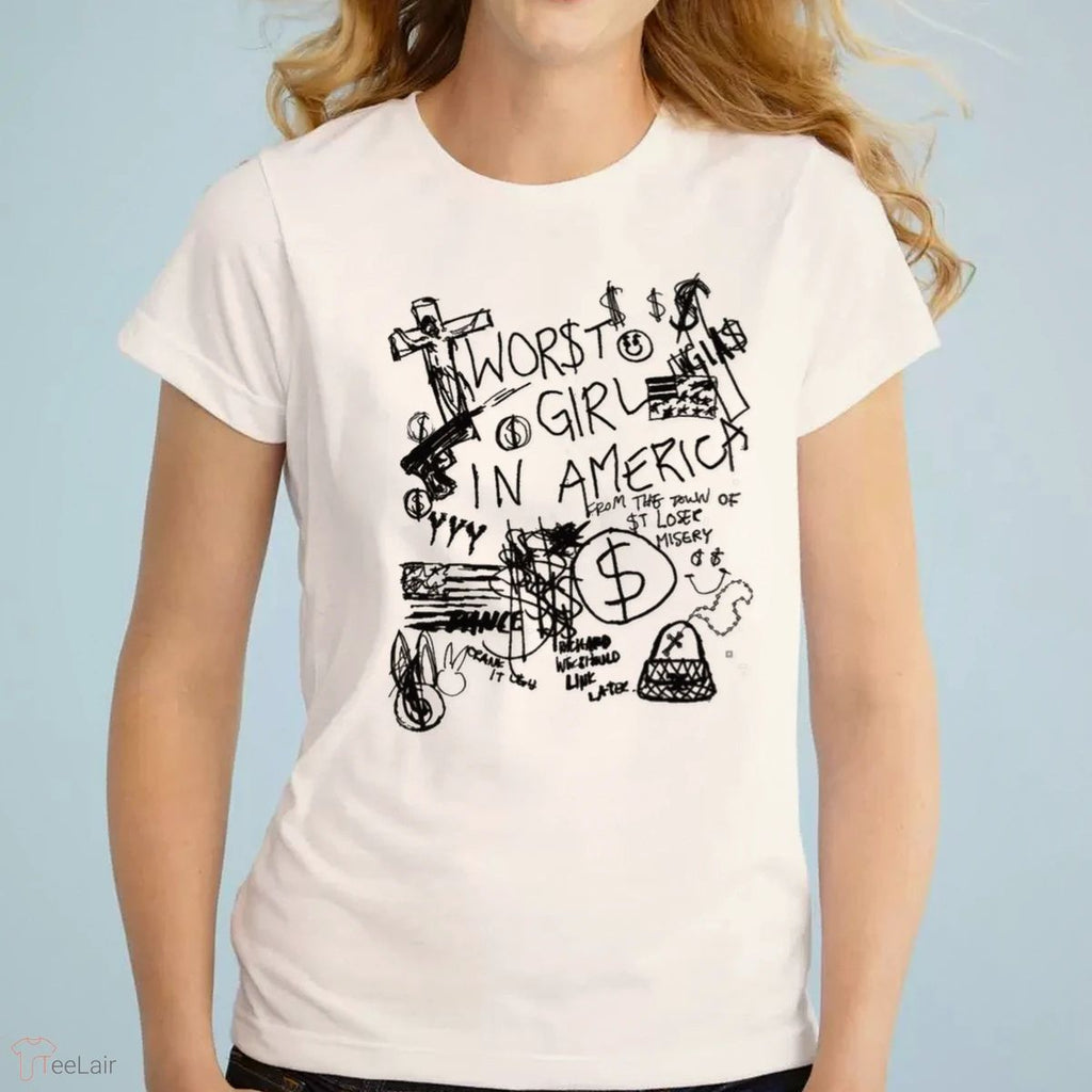 Worst Girl In America Sharpie 2026 Shirt