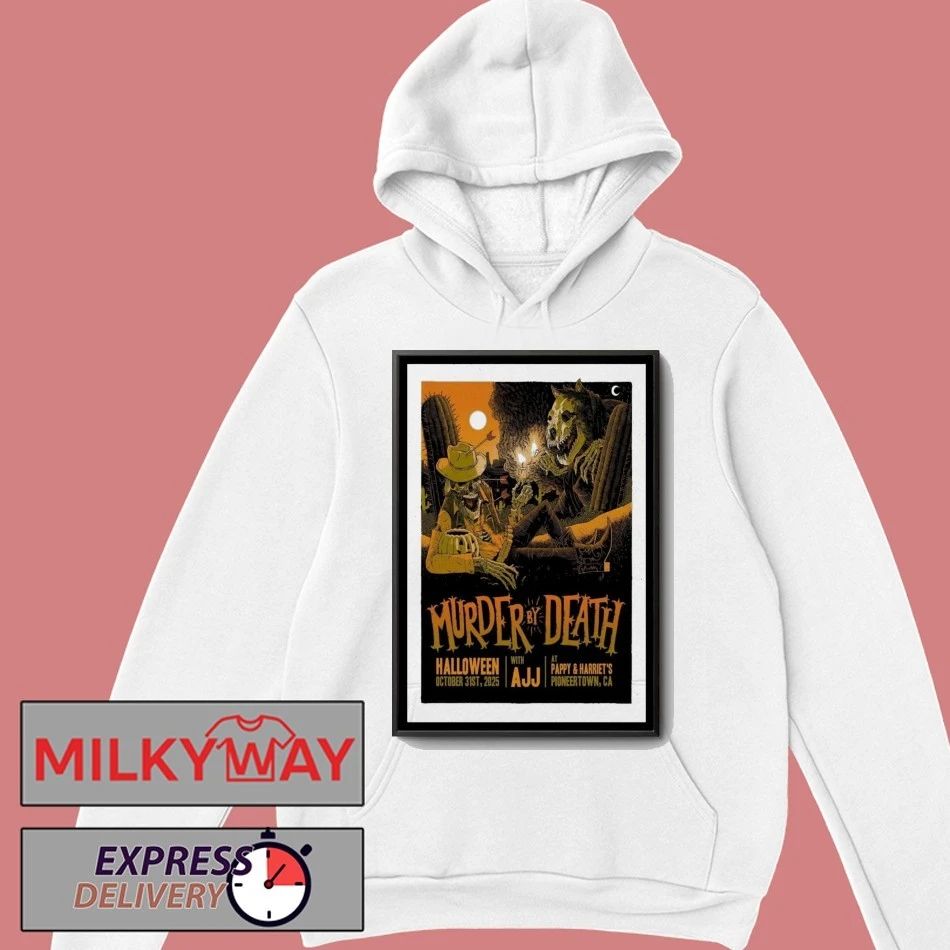 Murder By Death Halloween 2025 Poster shirt
