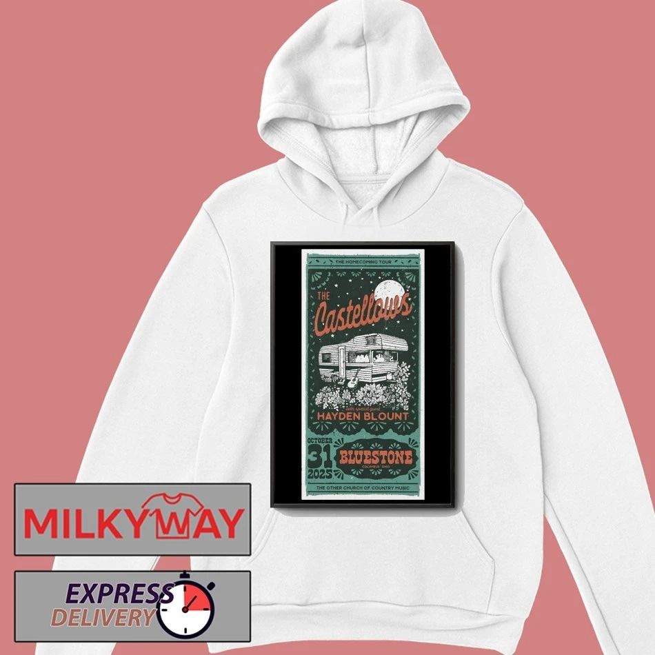The Castellows The Bluestone in Columbus OH October 31 2025 Poster shirt